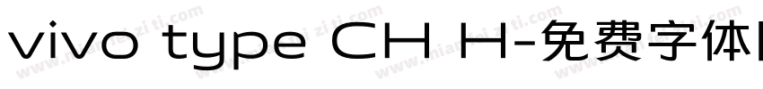 vivo type CH H字体转换